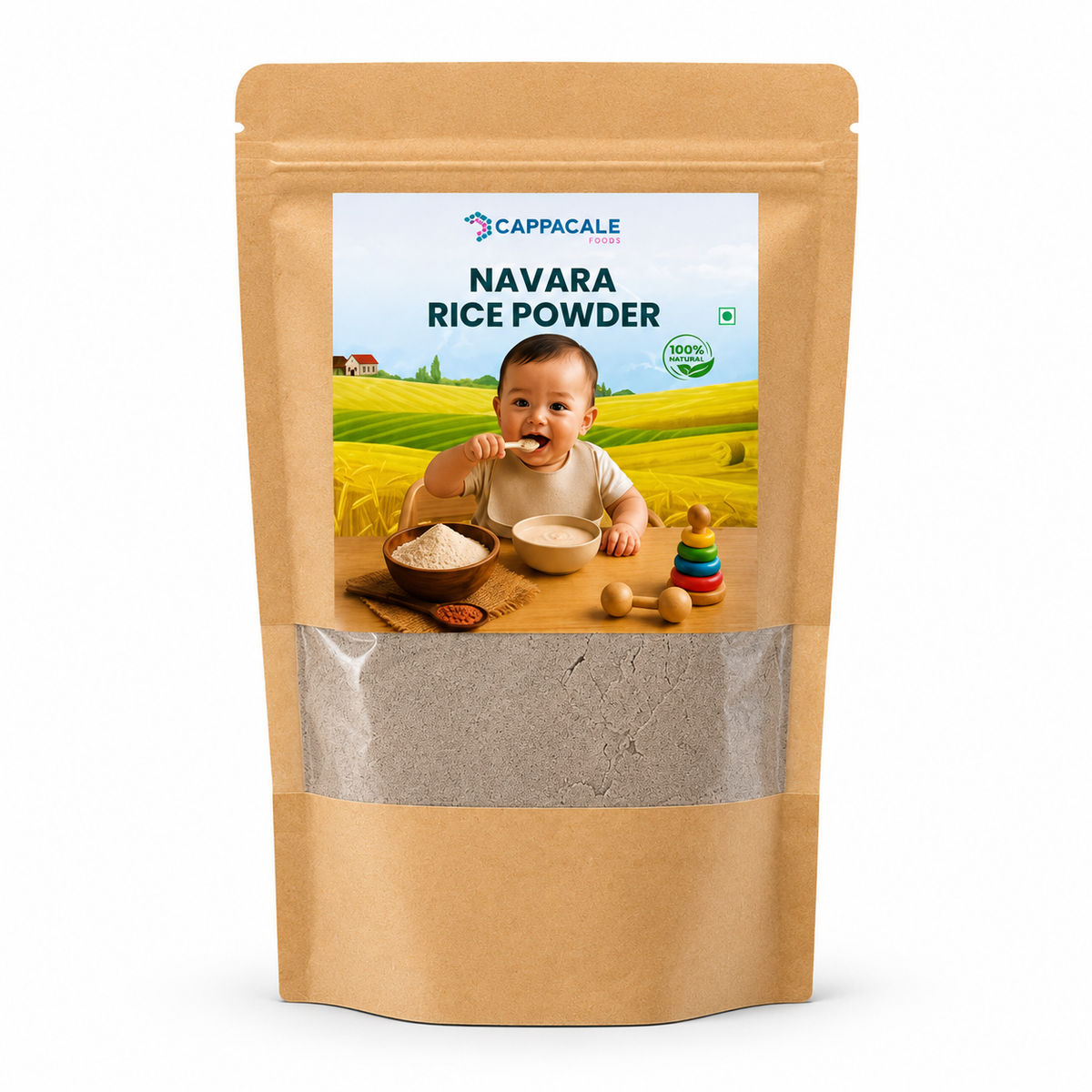 Cappacale Navara Rice Powder for Babies | Natural Baby Food | 250gm