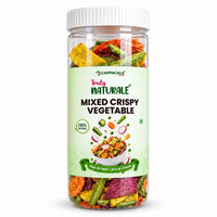 Mixed Crispy Vegetables | Crispy Vegetable Snack for Healthy Crunch 130 gm