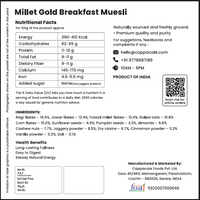 Millet Gold Breakfast Muesli 250gms