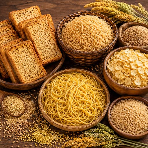 MILLET RUSK, VERMICELLI, FLAKES & NOODLES
